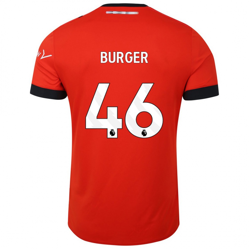 Kinder Jake Burger #46 Rot Heimtrikot Trikot 2023/24 T-Shirt Schweiz