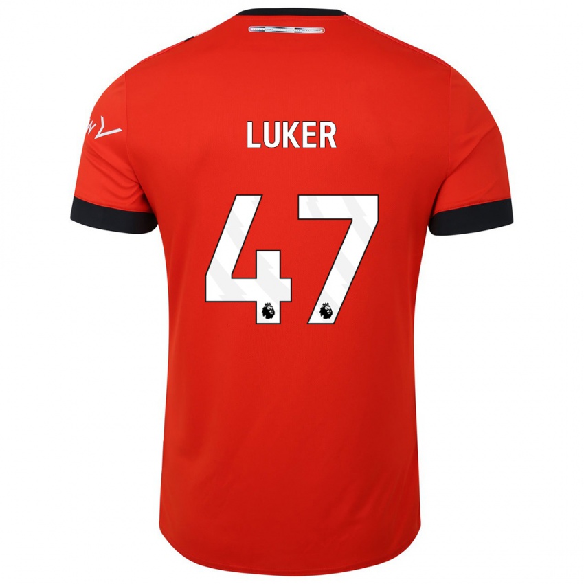 Kinder Jayden Luker #47 Rot Heimtrikot Trikot 2023/24 T-Shirt Schweiz