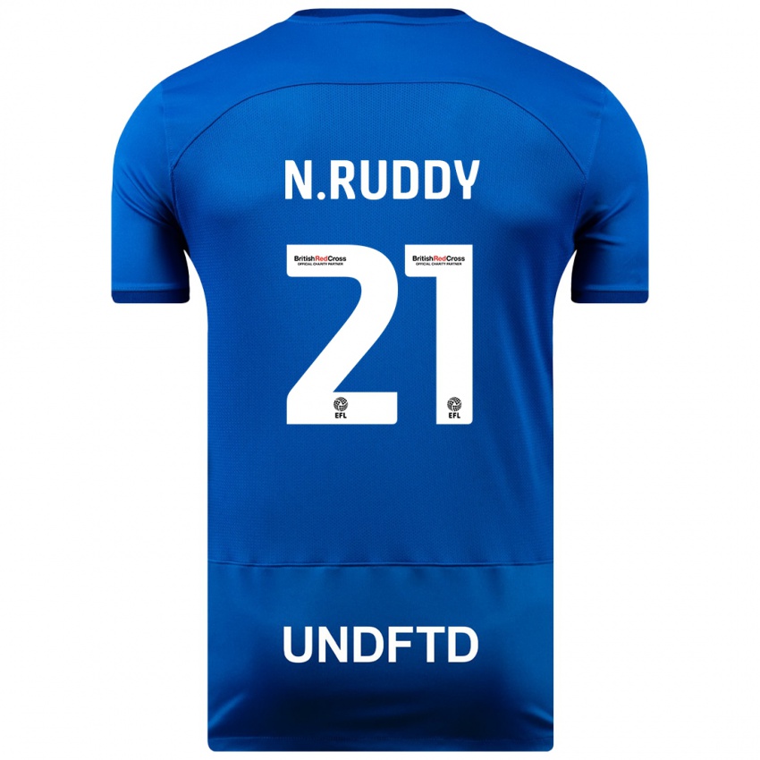 Kinder John Ruddy #21 Blau Heimtrikot Trikot 2023/24 T-Shirt Schweiz