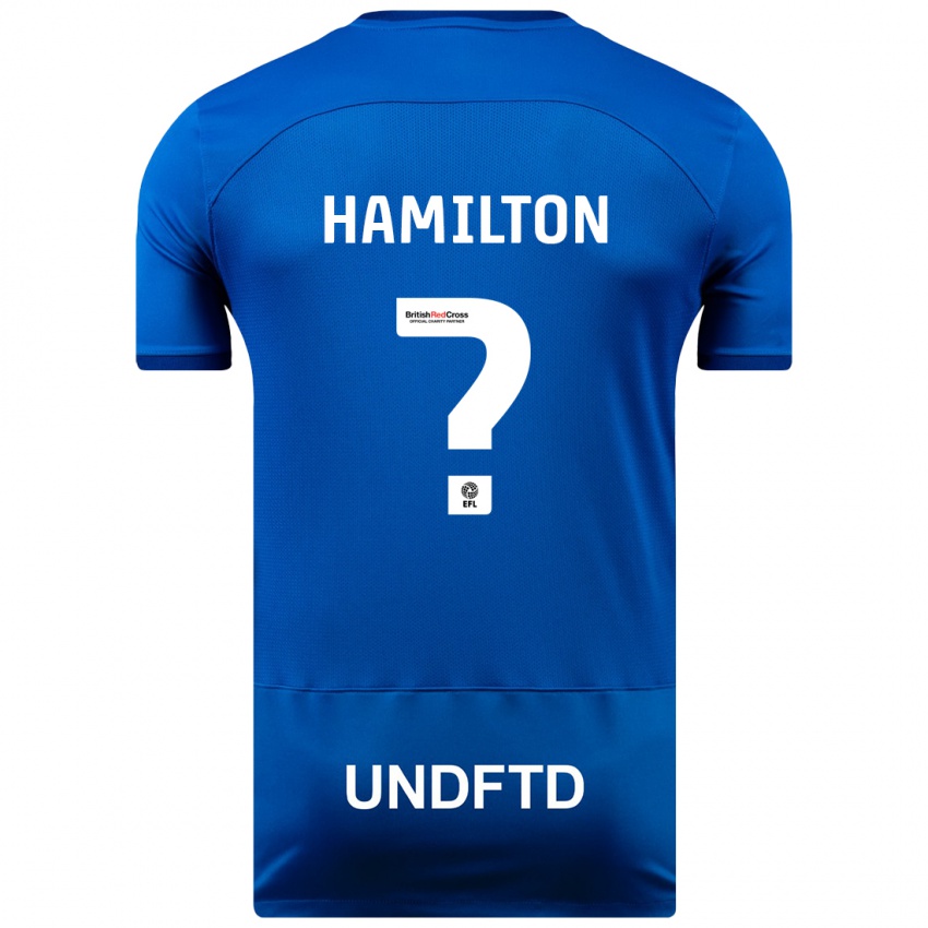 Kinder Harley Hamilton #0 Blau Heimtrikot Trikot 2023/24 T-Shirt Schweiz