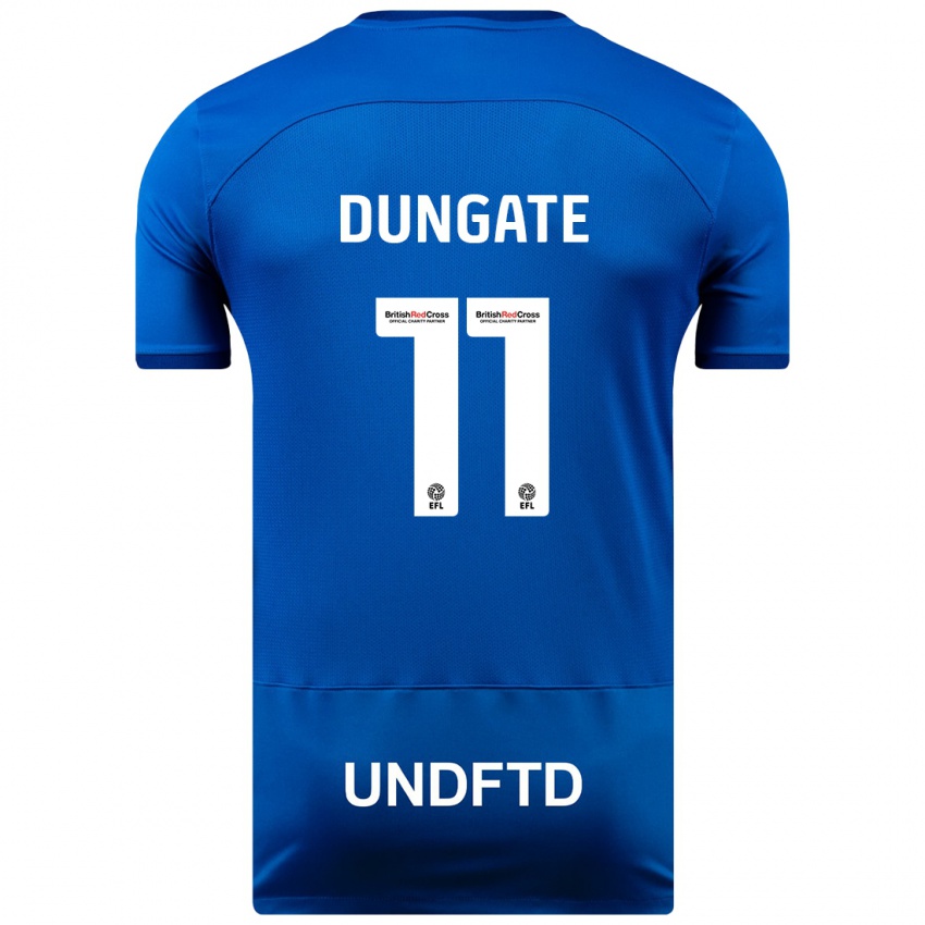 Kinder Katie Dungate #11 Blau Heimtrikot Trikot 2023/24 T-Shirt Schweiz