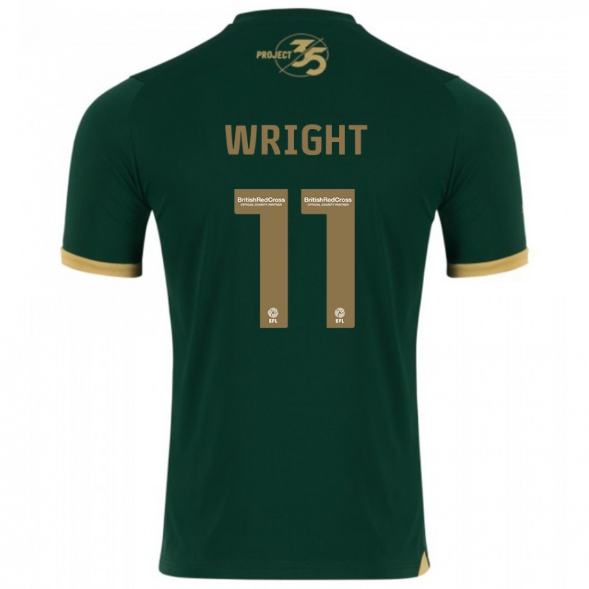 Kinder Callum Wright #11 Grün Heimtrikot Trikot 2023/24 T-Shirt Schweiz