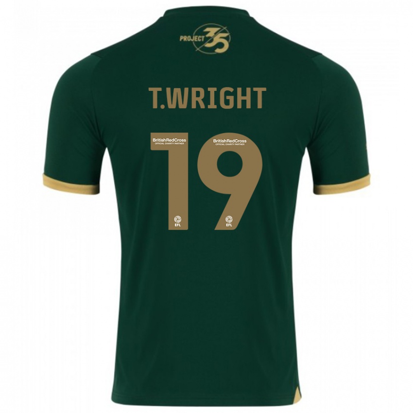 Kinder Tyreik Wright #19 Grün Heimtrikot Trikot 2023/24 T-Shirt Schweiz