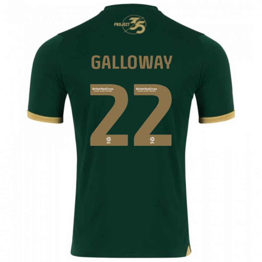 Kinder Brendan Galloway #22 Grün Heimtrikot Trikot 2023/24 T-Shirt Schweiz