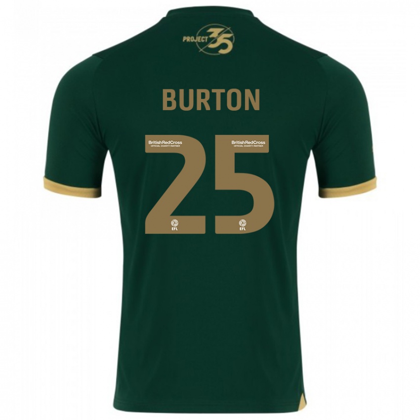 Kinder Callum Burton #25 Grün Heimtrikot Trikot 2023/24 T-Shirt Schweiz