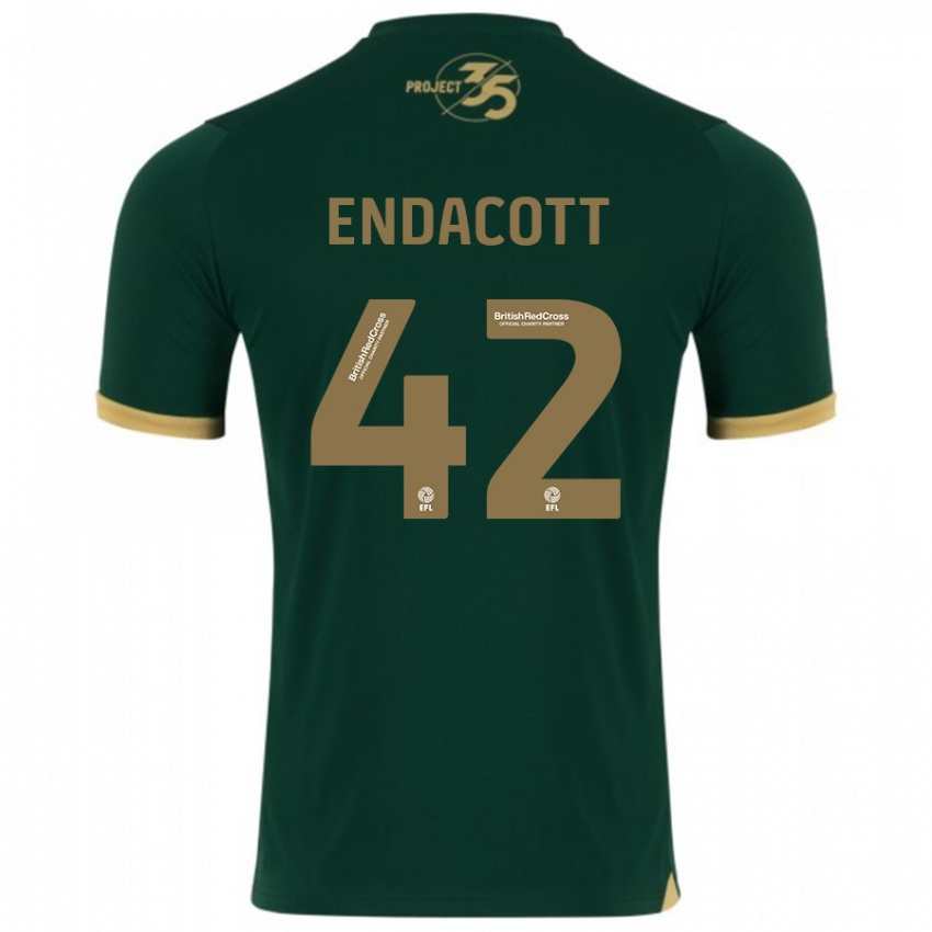 Kinder Jack Endacott #42 Grün Heimtrikot Trikot 2023/24 T-Shirt Schweiz