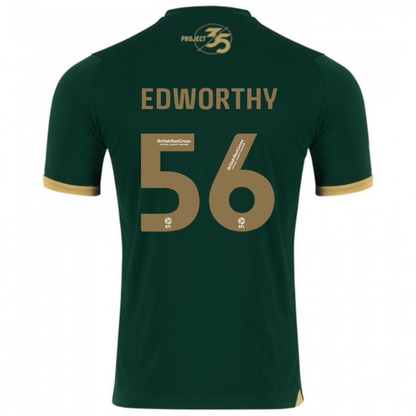 Kinder Kieran Edworthy #56 Grün Heimtrikot Trikot 2023/24 T-Shirt Schweiz