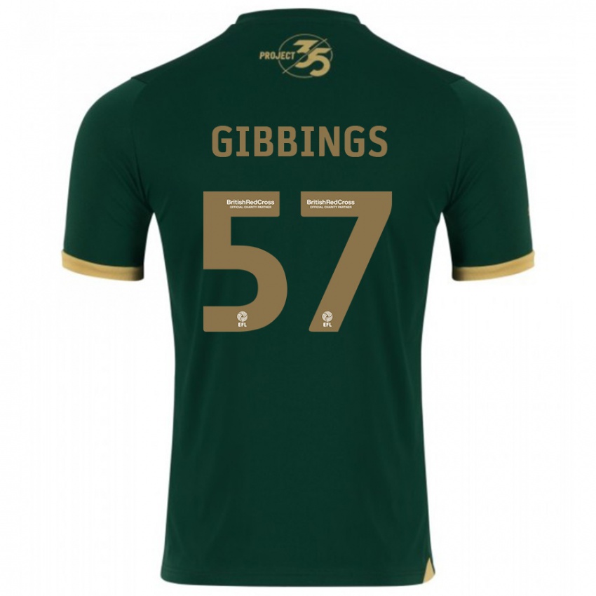 Kinder Cole Gibbings #57 Grün Heimtrikot Trikot 2023/24 T-Shirt Schweiz