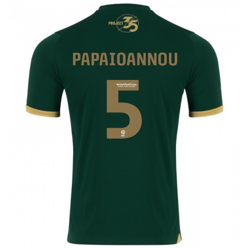 Kinder Panagiota Papaioannou #5 Grün Heimtrikot Trikot 2023/24 T-Shirt Schweiz