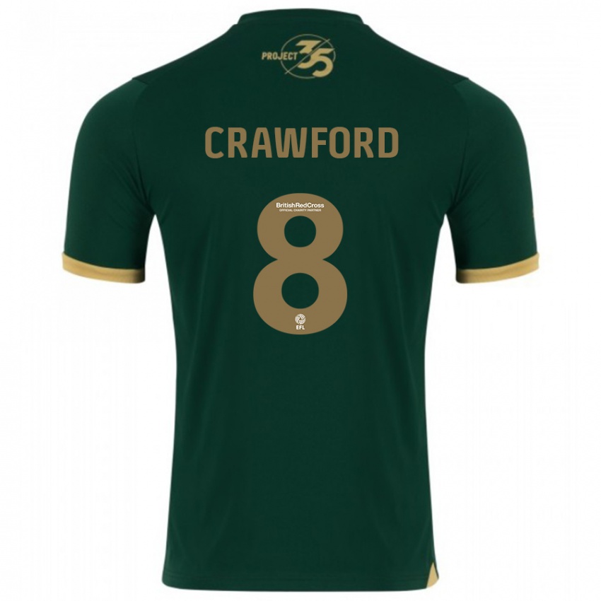 Kinder Imy Crawford #8 Grün Heimtrikot Trikot 2023/24 T-Shirt Schweiz