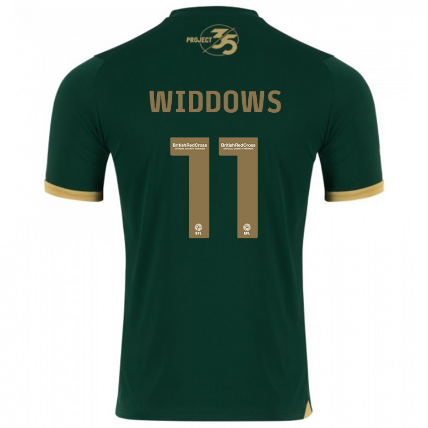 Kinder Jade Widdows #11 Grün Heimtrikot Trikot 2023/24 T-Shirt Schweiz