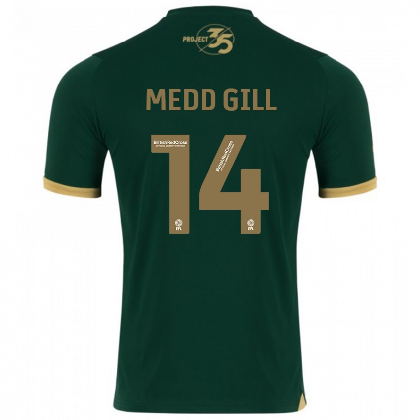 Kinder Tamsin Medd-Gill #14 Grün Heimtrikot Trikot 2023/24 T-Shirt Schweiz