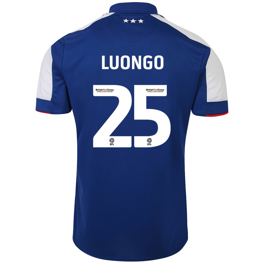 Kinder Massimo Luongo #25 Blau Heimtrikot Trikot 2023/24 T-Shirt Schweiz
