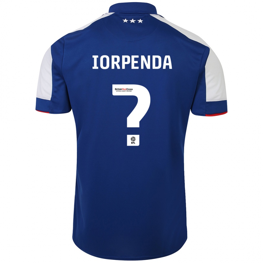 Kinder George Iorpenda #0 Blau Heimtrikot Trikot 2023/24 T-Shirt Schweiz