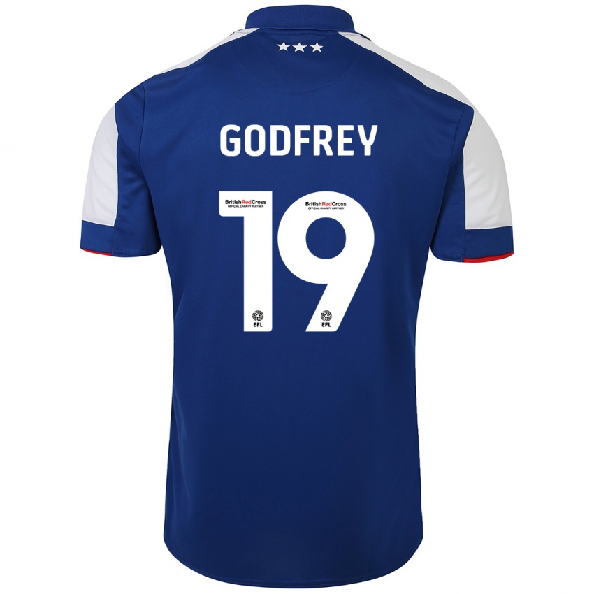 Kinder Freya Godfrey #19 Blau Heimtrikot Trikot 2023/24 T-Shirt Schweiz