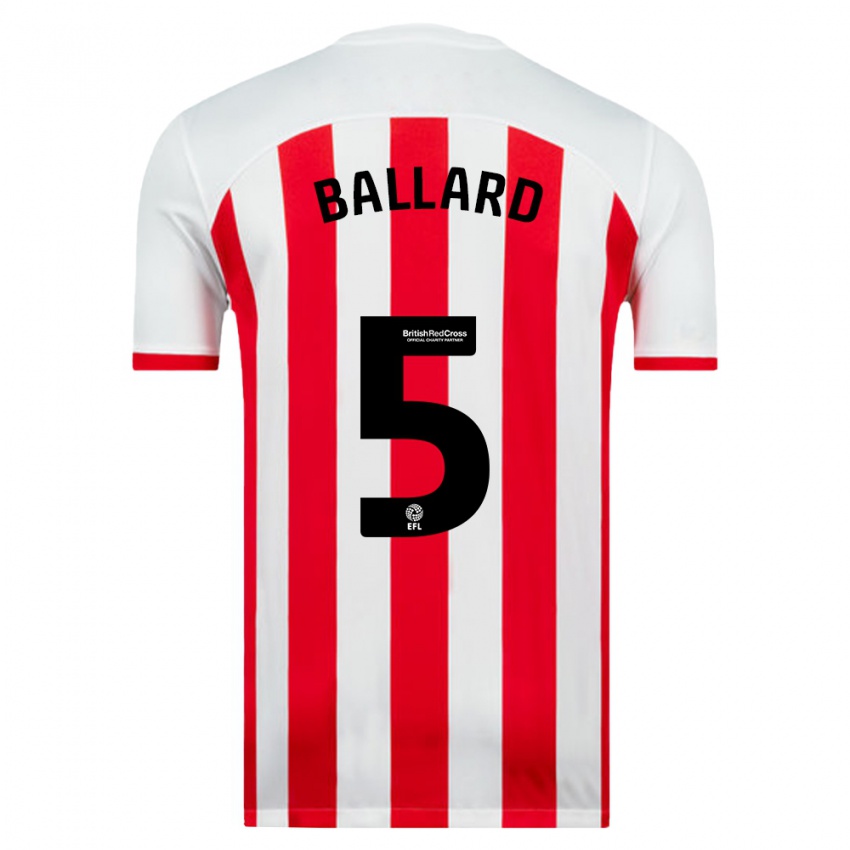 Kinder Daniel Ballard #5 Weiß Heimtrikot Trikot 2023/24 T-Shirt Schweiz