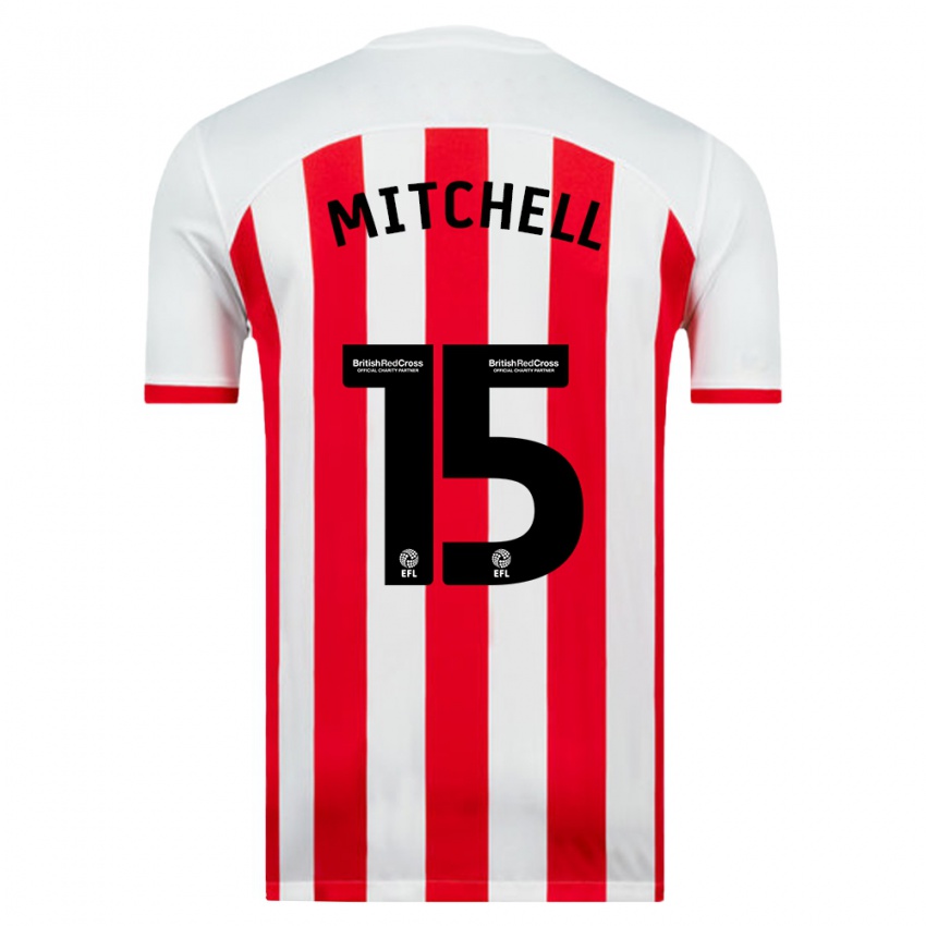 Kinder Cuba Mitchell #15 Weiß Heimtrikot Trikot 2023/24 T-Shirt Schweiz