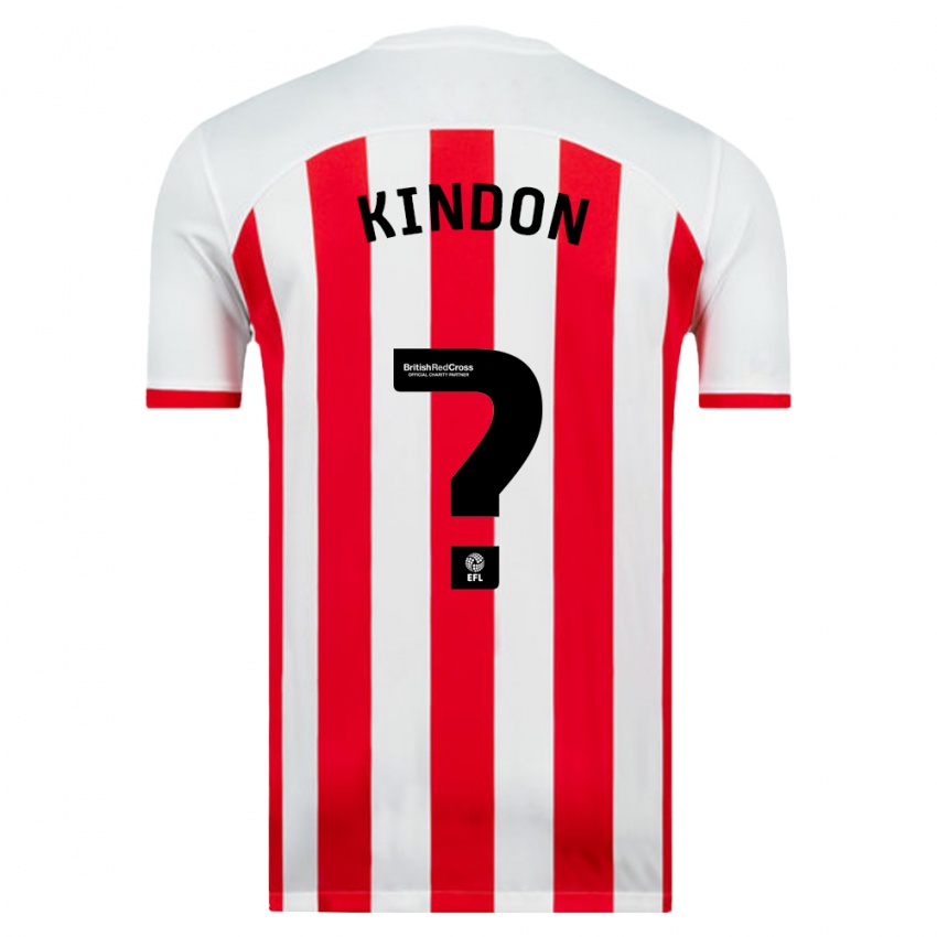 Kinder Ben Kindon #0 Weiß Heimtrikot Trikot 2023/24 T-Shirt Schweiz