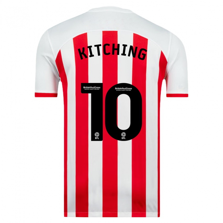 Kinder Katie Kitching #10 Weiß Heimtrikot Trikot 2023/24 T-Shirt Schweiz