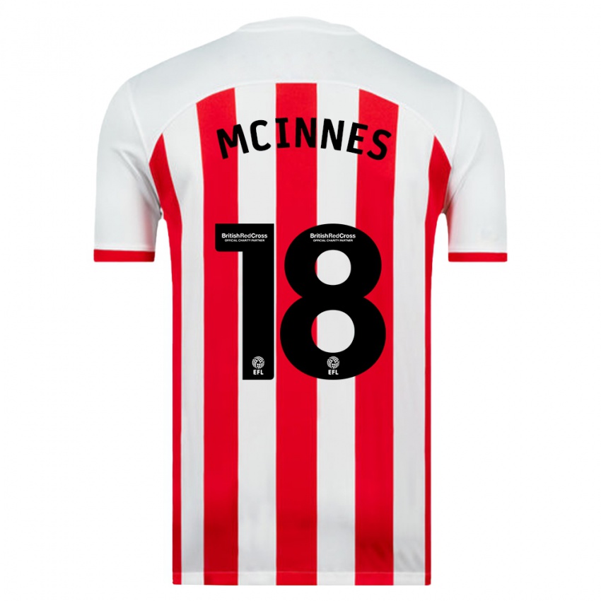 Kinder Libby Mcinnes #18 Weiß Heimtrikot Trikot 2023/24 T-Shirt Schweiz