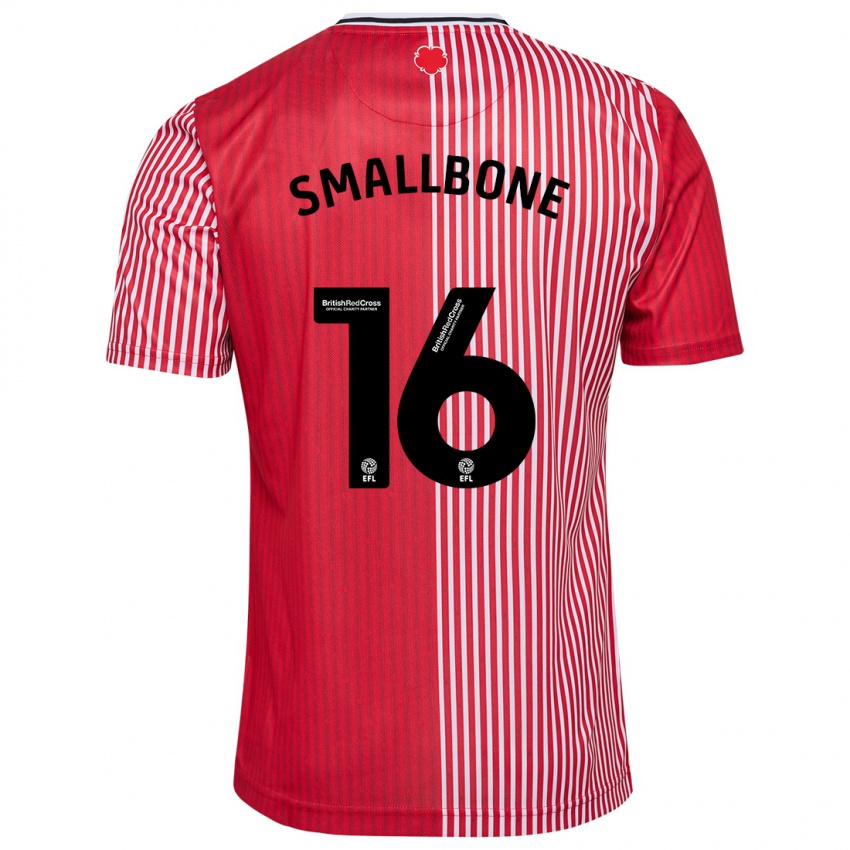 Kinder Will Smallbone #16 Rot Heimtrikot Trikot 2023/24 T-Shirt Schweiz
