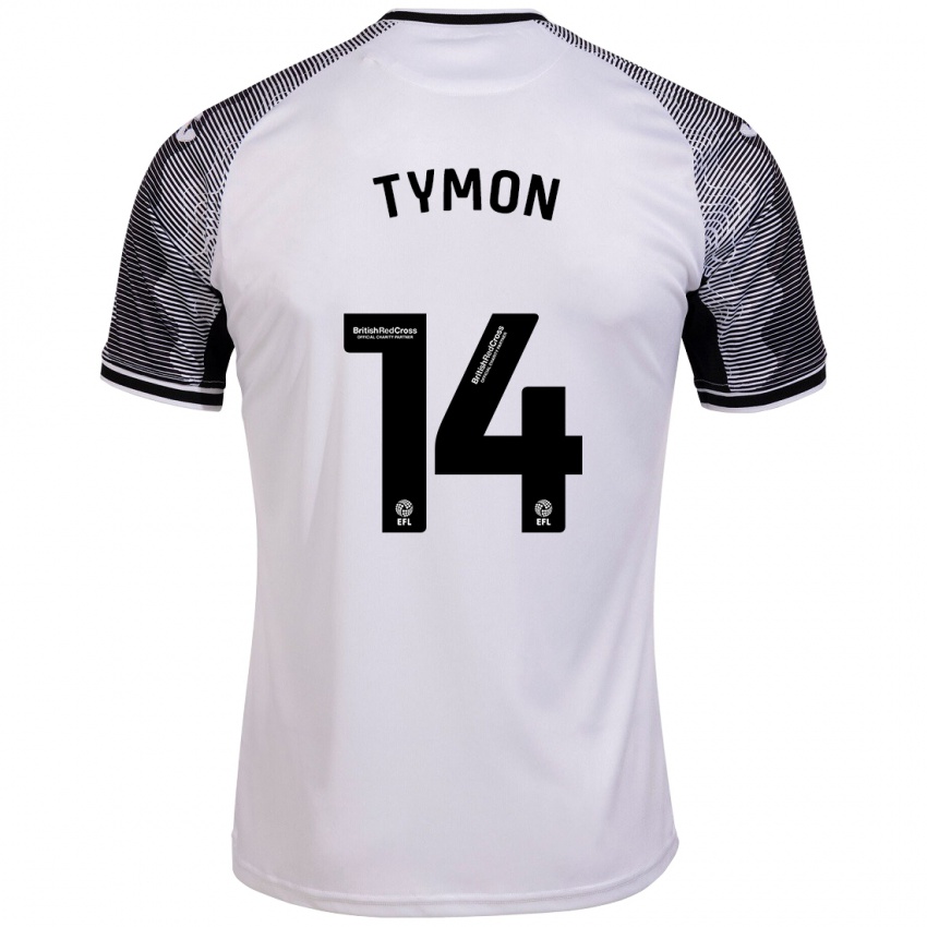 Kinder Josh Tymon #14 Weiß Heimtrikot Trikot 2023/24 T-Shirt Schweiz