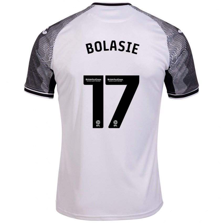 Kinder Yannick Bolasie #17 Weiß Heimtrikot Trikot 2023/24 T-Shirt Schweiz