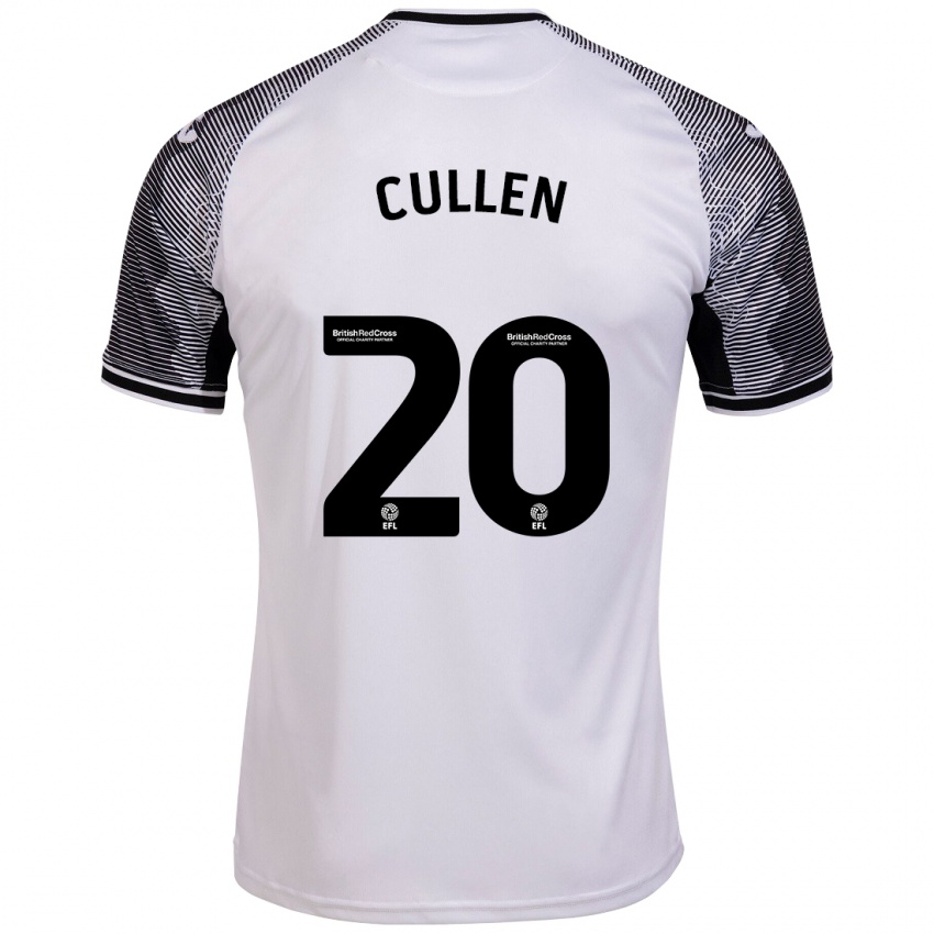 Kinder Liam Cullen #20 Weiß Heimtrikot Trikot 2023/24 T-Shirt Schweiz