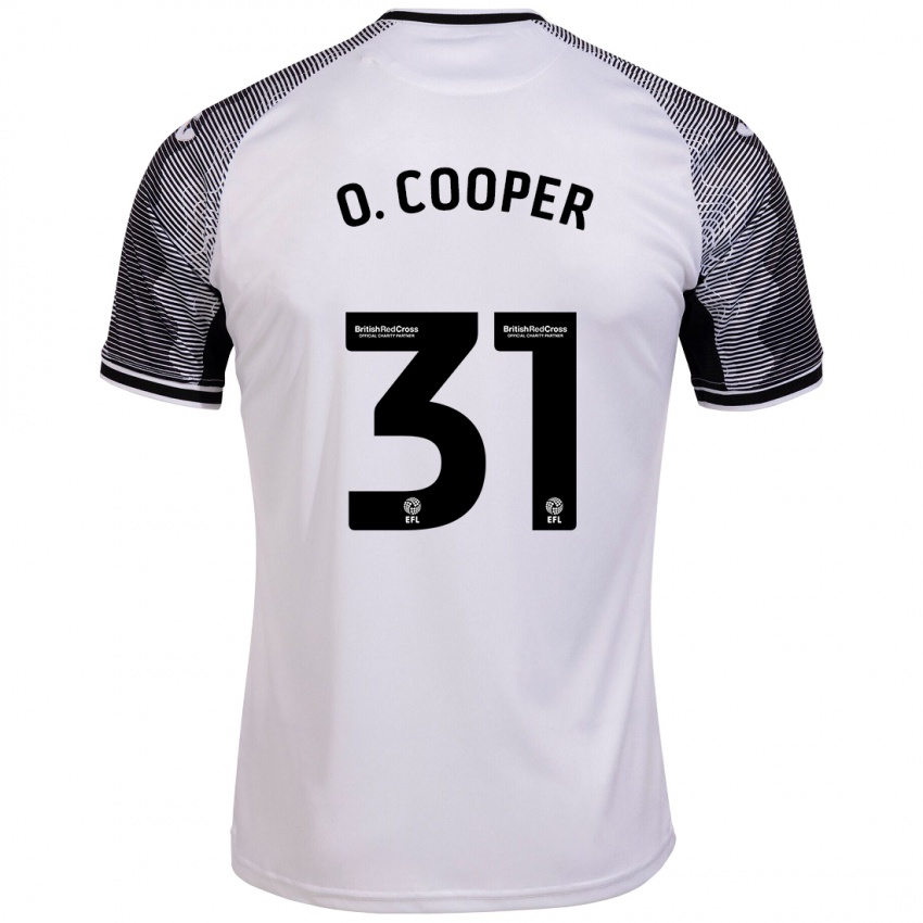 Kinder Oliver Cooper #31 Weiß Heimtrikot Trikot 2023/24 T-Shirt Schweiz