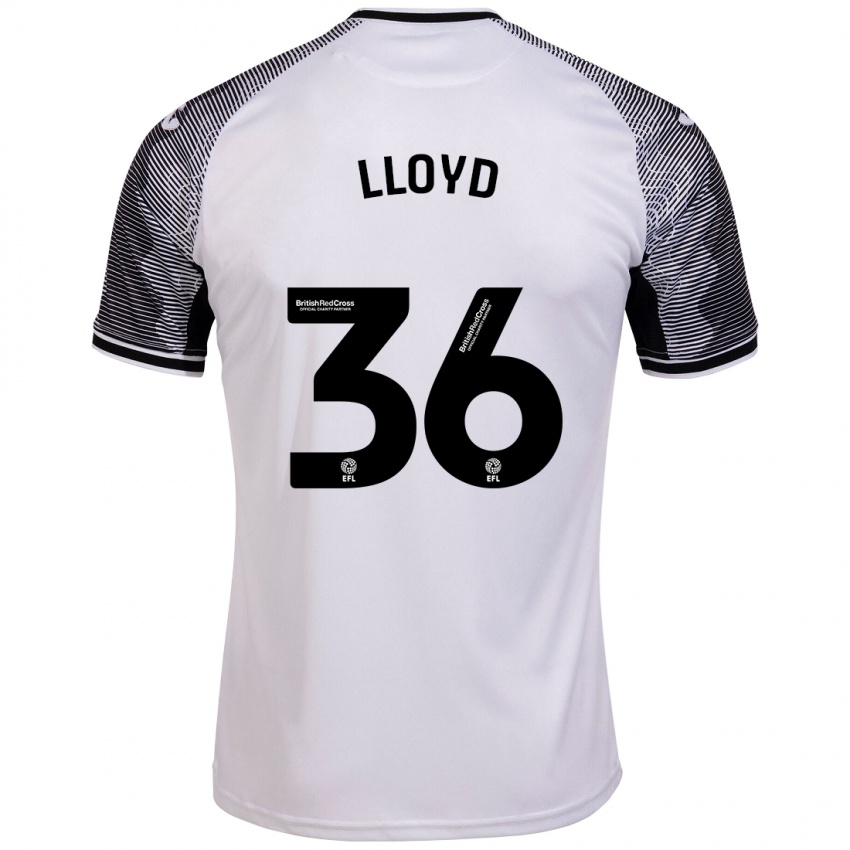 Kinder Ben Lloyd #36 Weiß Heimtrikot Trikot 2023/24 T-Shirt Schweiz