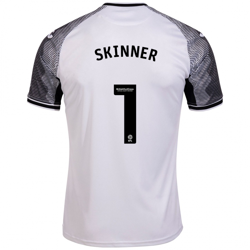 Kinder Claire Skinner #1 Weiß Heimtrikot Trikot 2023/24 T-Shirt Schweiz