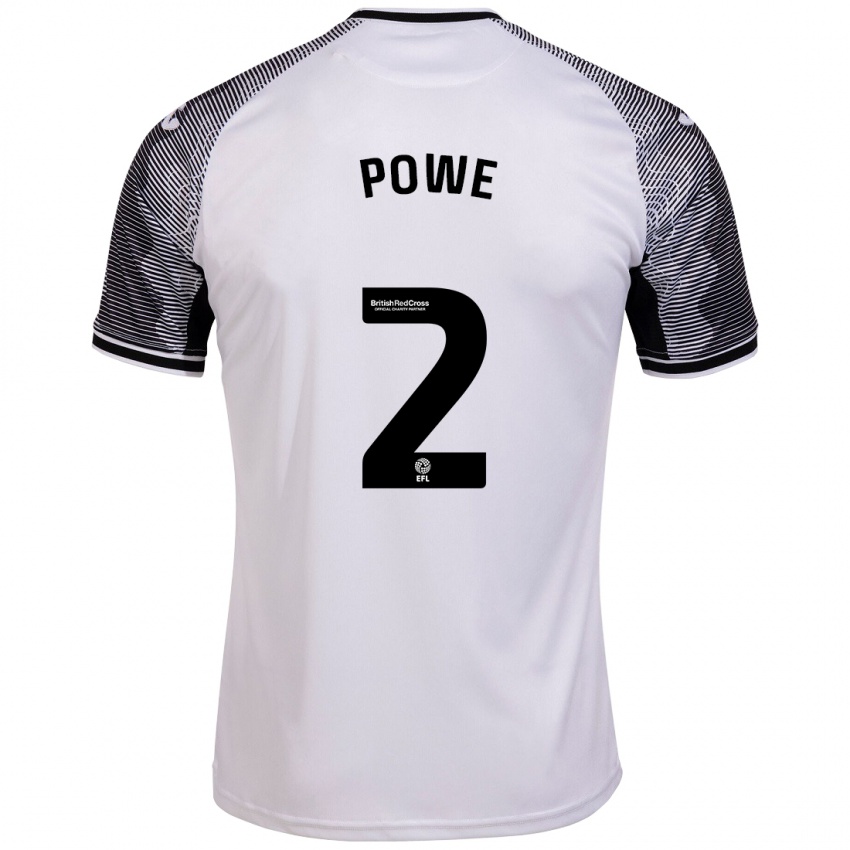 Kinder Alicia Powe #2 Weiß Heimtrikot Trikot 2023/24 T-Shirt Schweiz