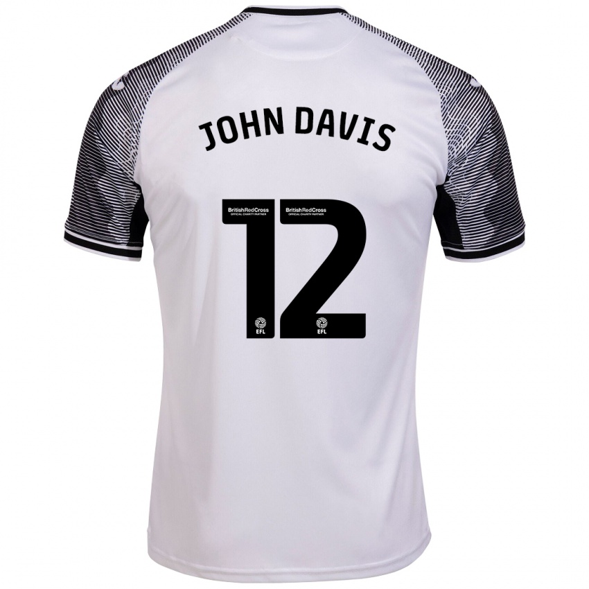 Kinder Stacey John-Davis #12 Weiß Heimtrikot Trikot 2023/24 T-Shirt Schweiz