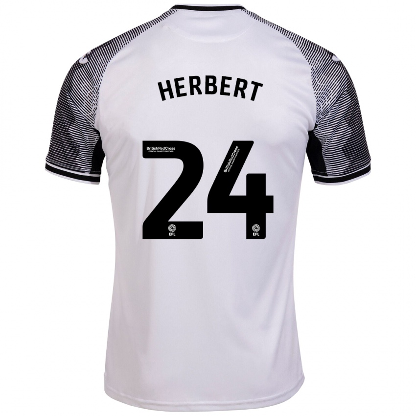 Kinder Chelsea Herbert #24 Weiß Heimtrikot Trikot 2023/24 T-Shirt Schweiz