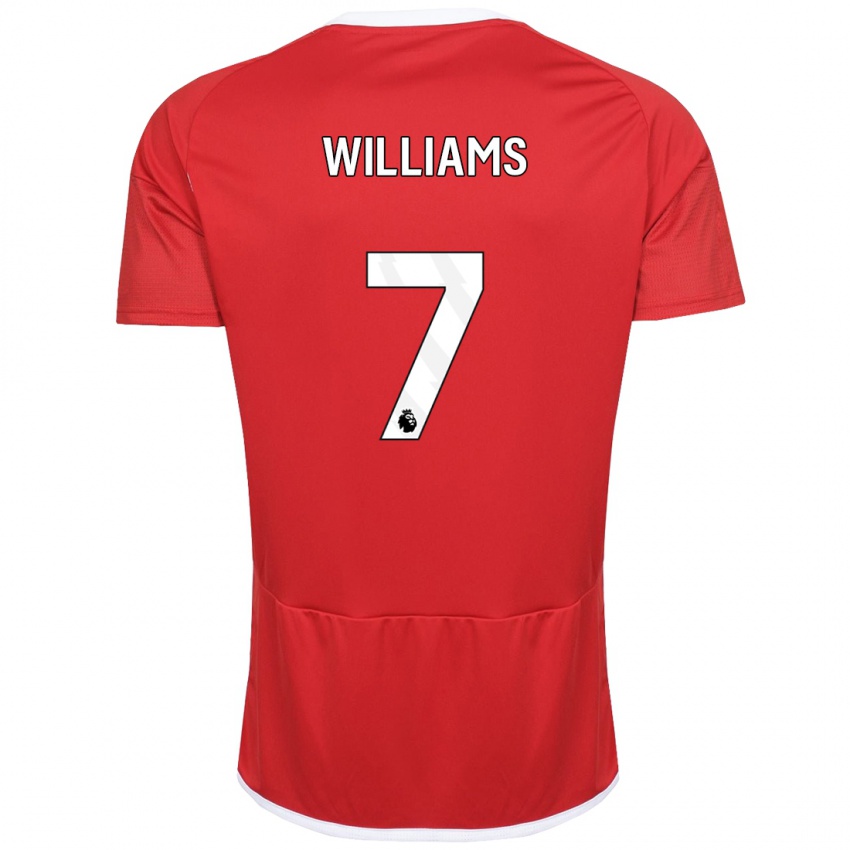 Kinder Neco Williams #7 Rot Heimtrikot Trikot 2023/24 T-Shirt Schweiz