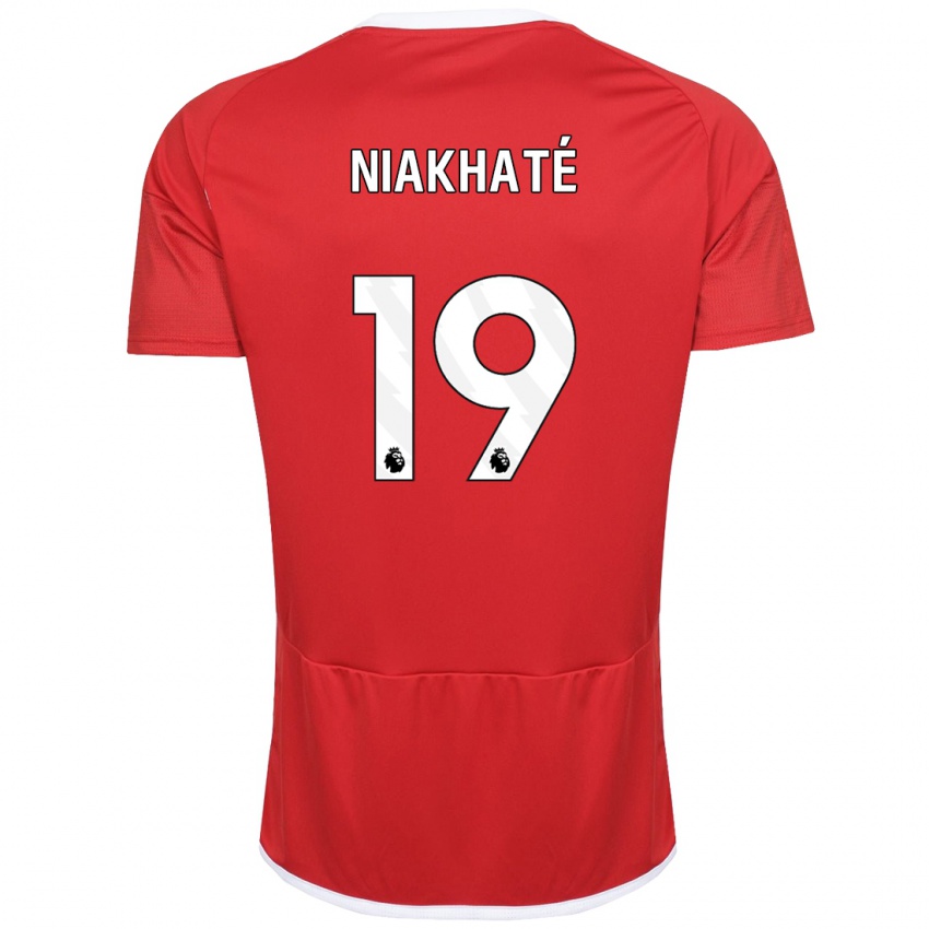 Kinder Moussa Niakhaté #19 Rot Heimtrikot Trikot 2023/24 T-Shirt Schweiz