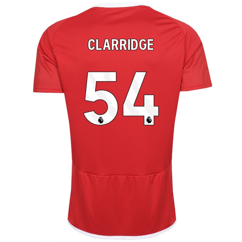 Kinder James Clarridge #54 Rot Heimtrikot Trikot 2023/24 T-Shirt Schweiz