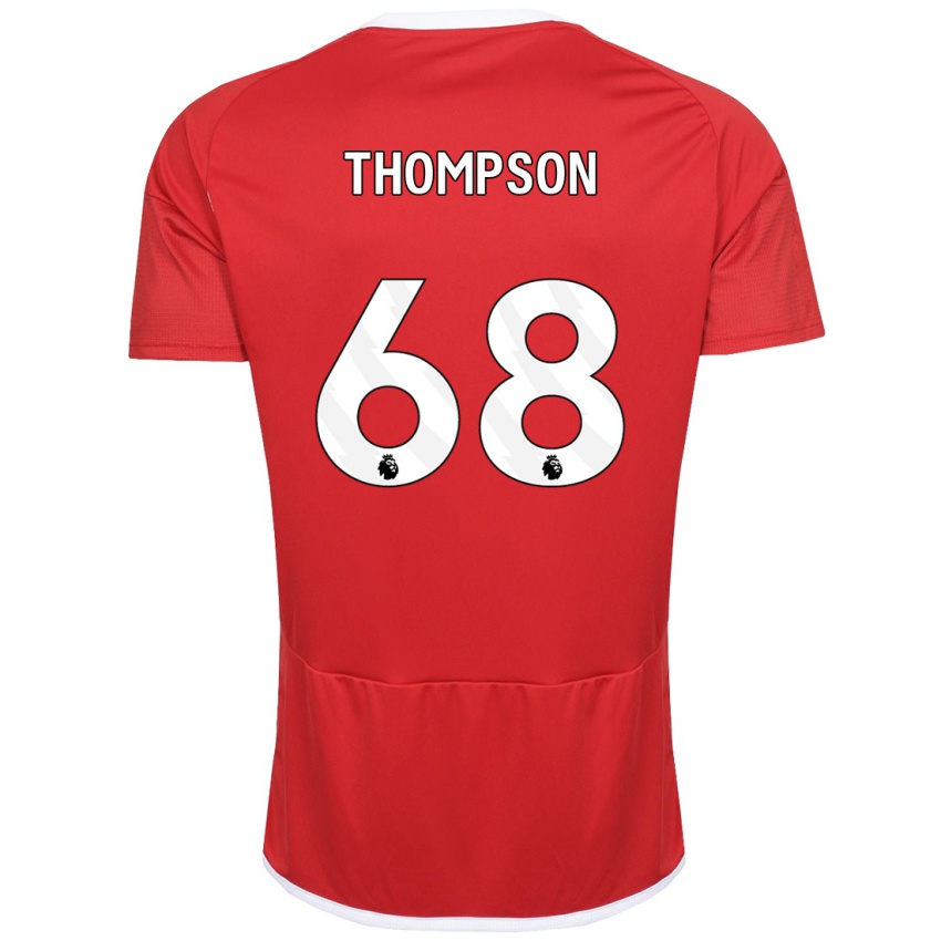 Kinder Jack Thompson #68 Rot Heimtrikot Trikot 2023/24 T-Shirt Schweiz