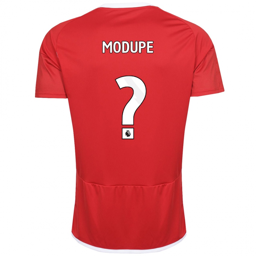 Kinder David Modupe #0 Rot Heimtrikot Trikot 2023/24 T-Shirt Schweiz