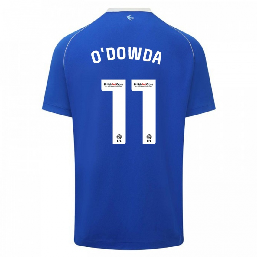 Kinder Callum O'dowda #11 Blau Heimtrikot Trikot 2023/24 T-Shirt Schweiz