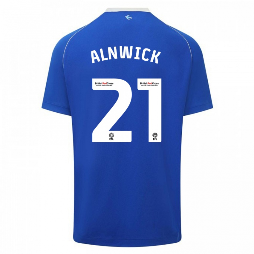 Kinder Jak Alnwick #21 Blau Heimtrikot Trikot 2023/24 T-Shirt Schweiz