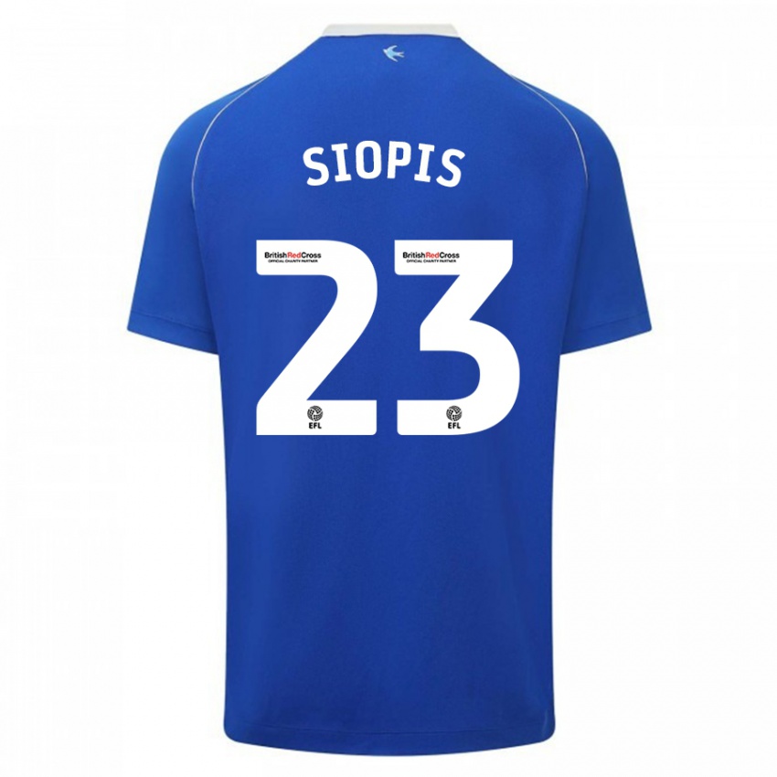 Kinder Manolis Siopis #23 Blau Heimtrikot Trikot 2023/24 T-Shirt Schweiz