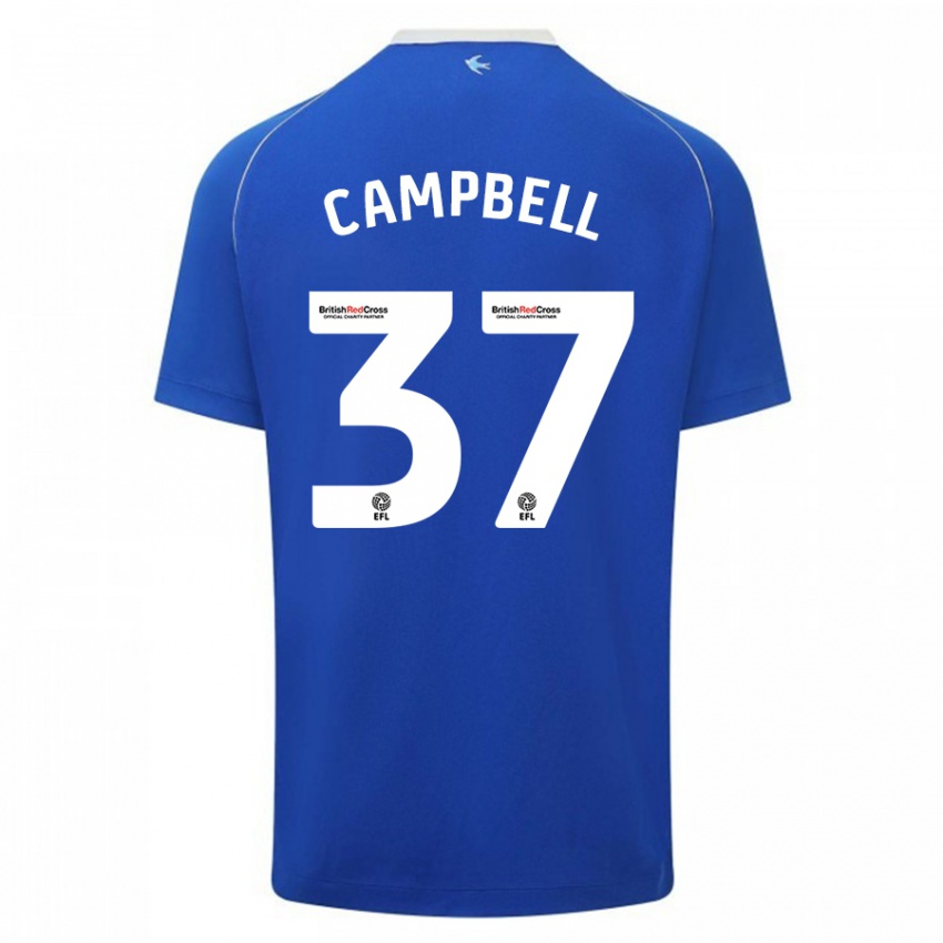 Kinder Vontae Daley-Campbell #37 Blau Heimtrikot Trikot 2023/24 T-Shirt Schweiz