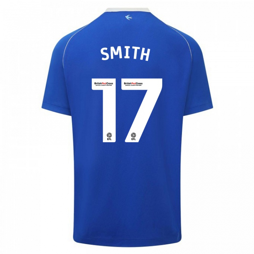 Kinder Hollie Smith #17 Blau Heimtrikot Trikot 2023/24 T-Shirt Schweiz