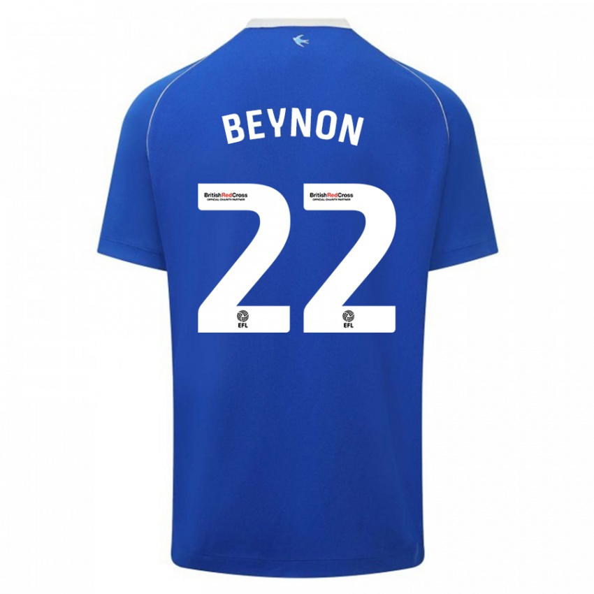 Kinder Emma Beynon #22 Blau Heimtrikot Trikot 2023/24 T-Shirt Schweiz