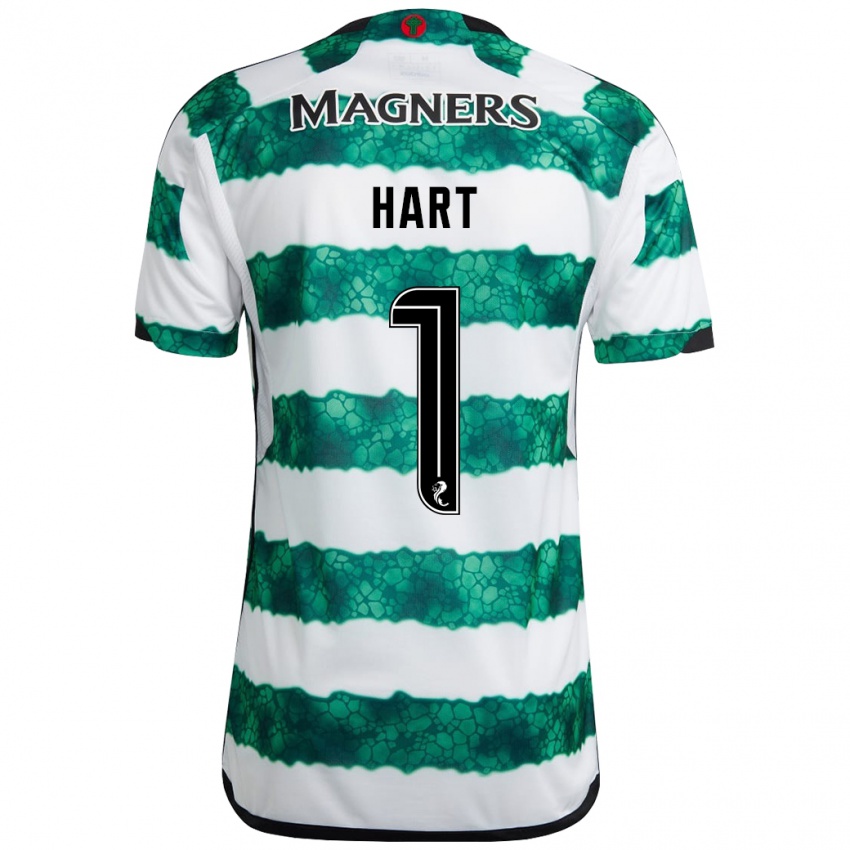 Kinder Joe Hart #1 Grün Heimtrikot Trikot 2023/24 T-Shirt Schweiz