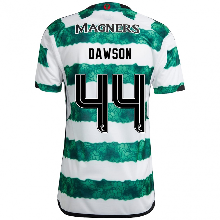 Kinder Joey Dawson #44 Grün Heimtrikot Trikot 2023/24 T-Shirt Schweiz