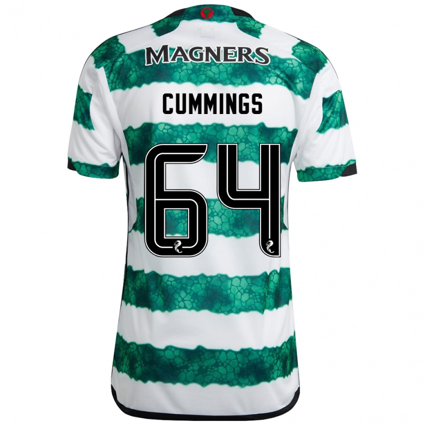 Kinder Daniel Cummings #64 Grün Heimtrikot Trikot 2023/24 T-Shirt Schweiz