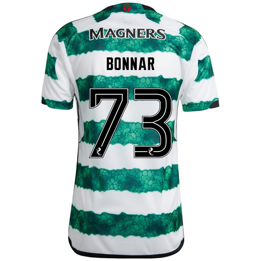 Kinder Jude Bonnar #73 Grün Heimtrikot Trikot 2023/24 T-Shirt Schweiz