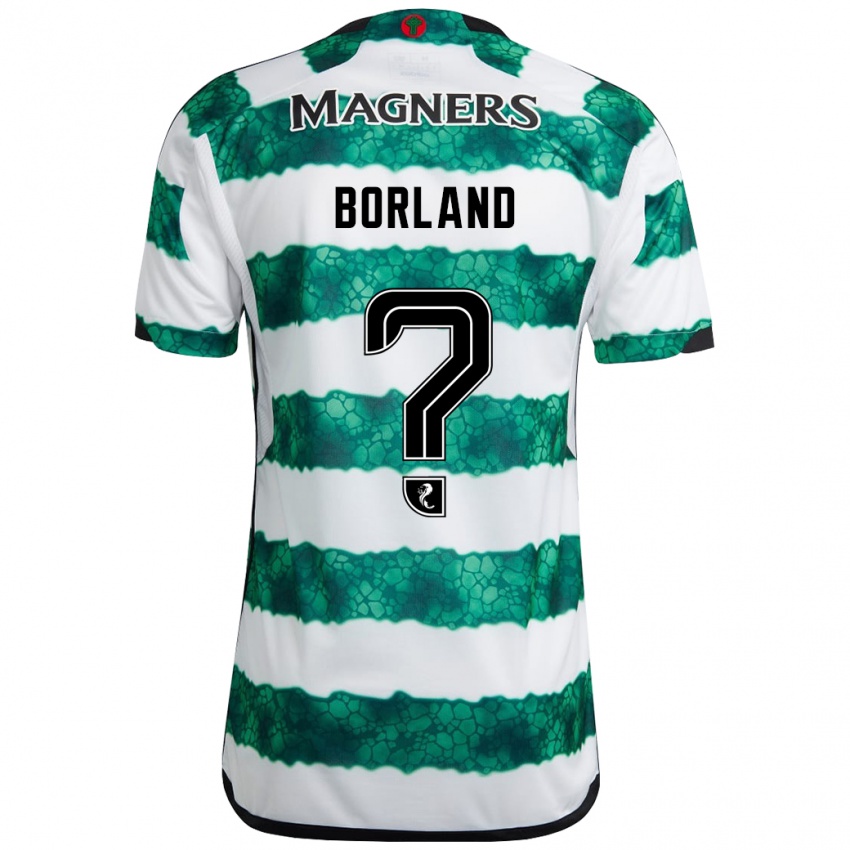 Kinder Hayden Borland #0 Grün Heimtrikot Trikot 2023/24 T-Shirt Schweiz